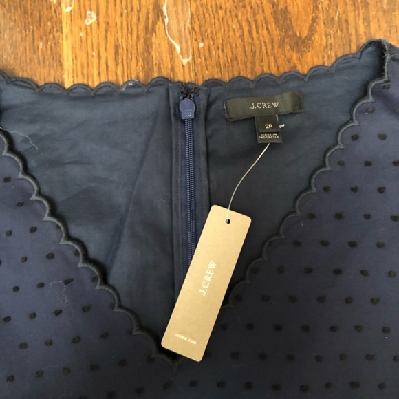 Jcrew Navy blue sleeveless top - Picture 3 of 5